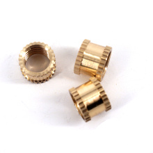 Hot Sale Cnc Machining Precision M3 M4 M5 M6 Straight Knurling Brass Insert Nut